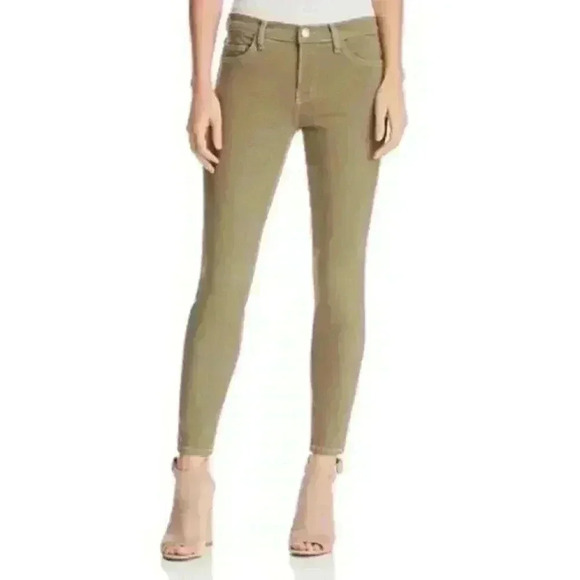 NWT Current/Elliott The Stiletto Ankle Jean in Covert Green - Picture 1 of 8